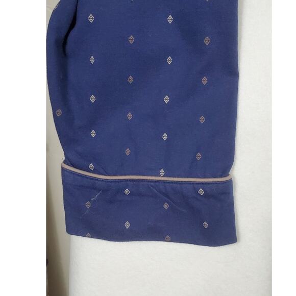 Pajamagram Geo-Printed Classic Button-Front Pajamas, Men Size XXL PRE-OWNED - Picture 4 of 10